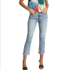 Rag and Bone Distressed Ankle Jeans
